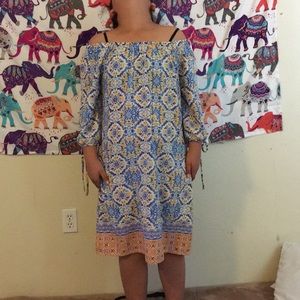 Off the shoulder floral dress